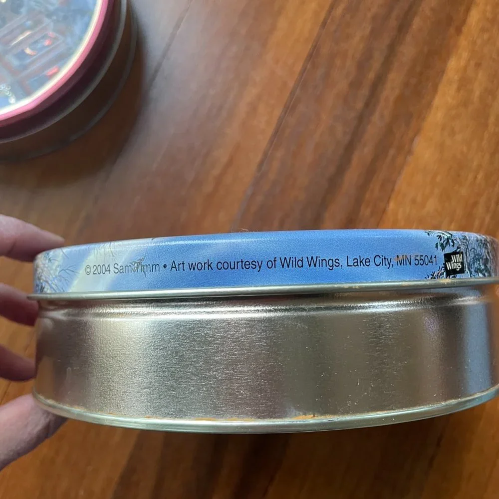 Two (2) Winter / Christmas Tins